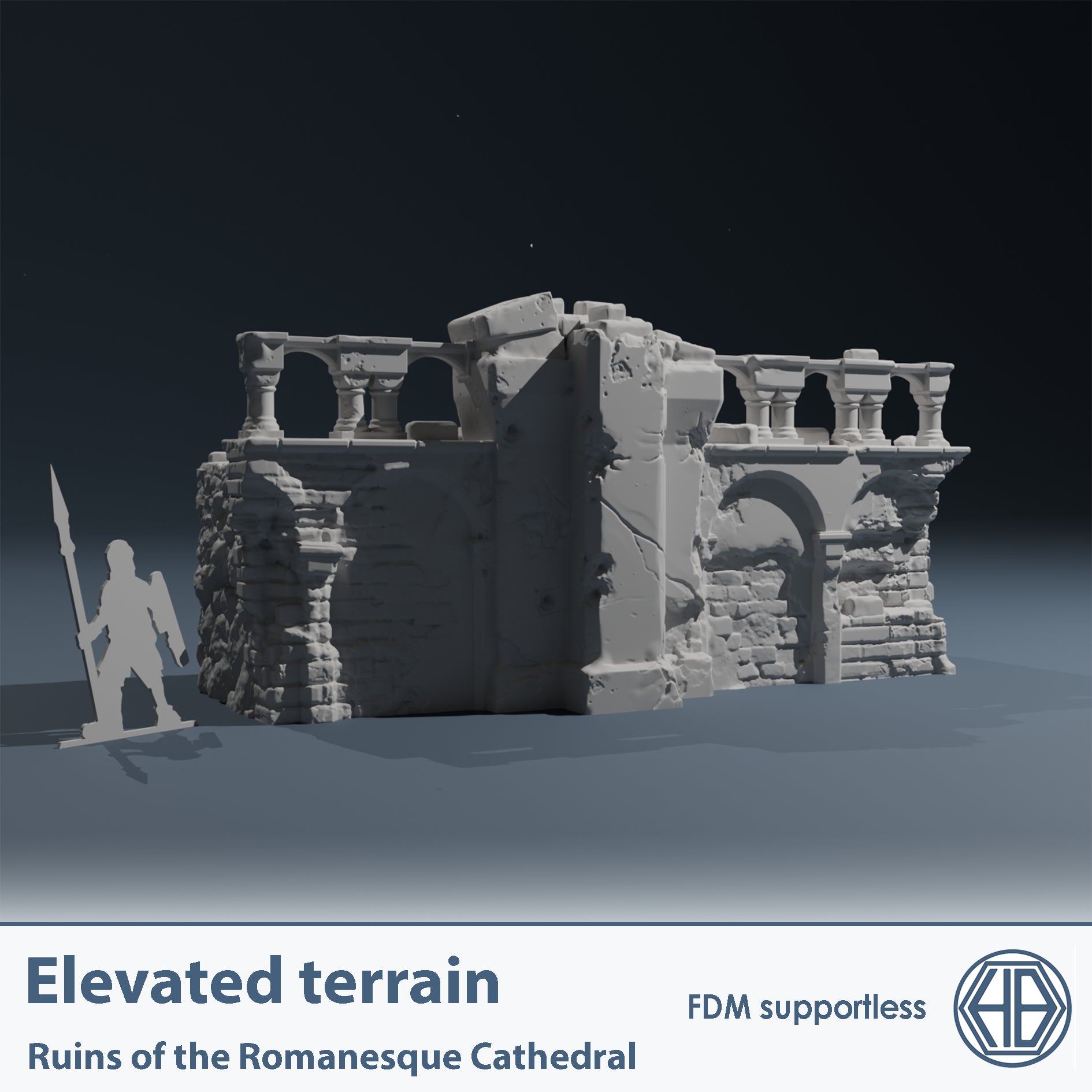 Temple Ruins - Elevated Terrain