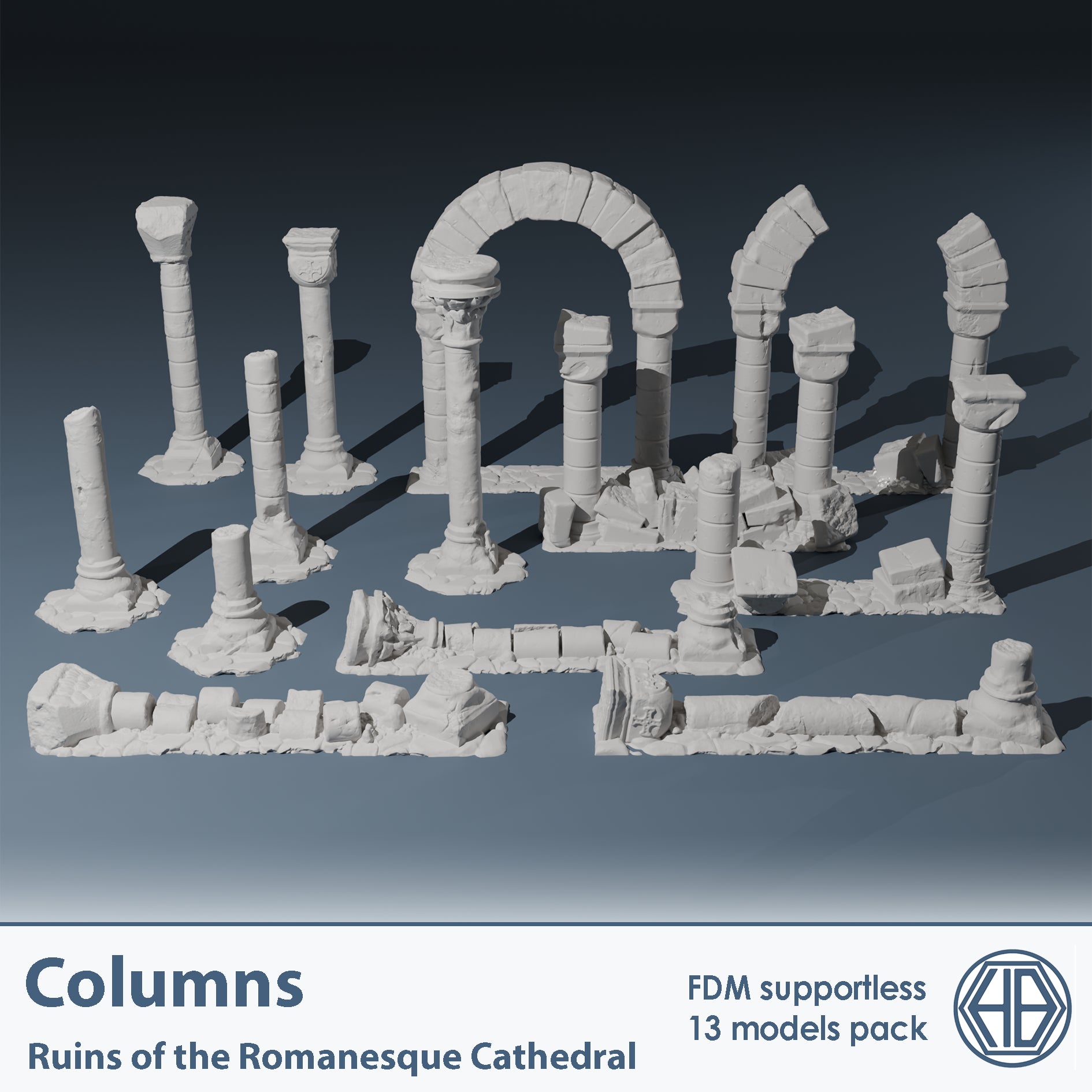 Temple Ruins - Columns