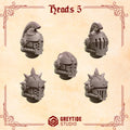 GreyTide Studio - Heads 5 Crimson Lords