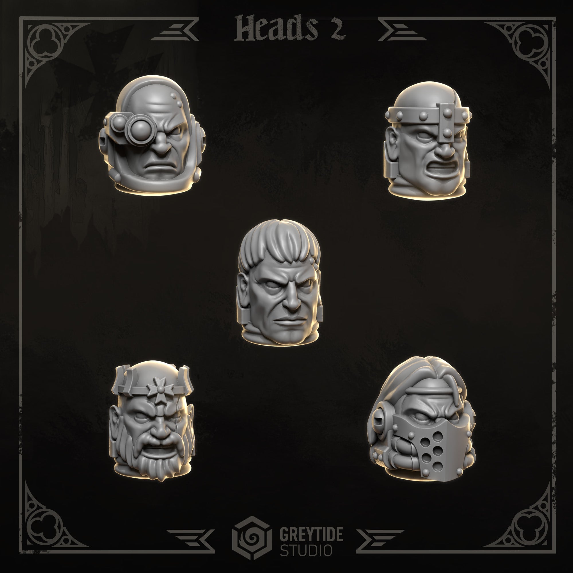 GreyTide Studio - Heads 2 Eternal Crusaders