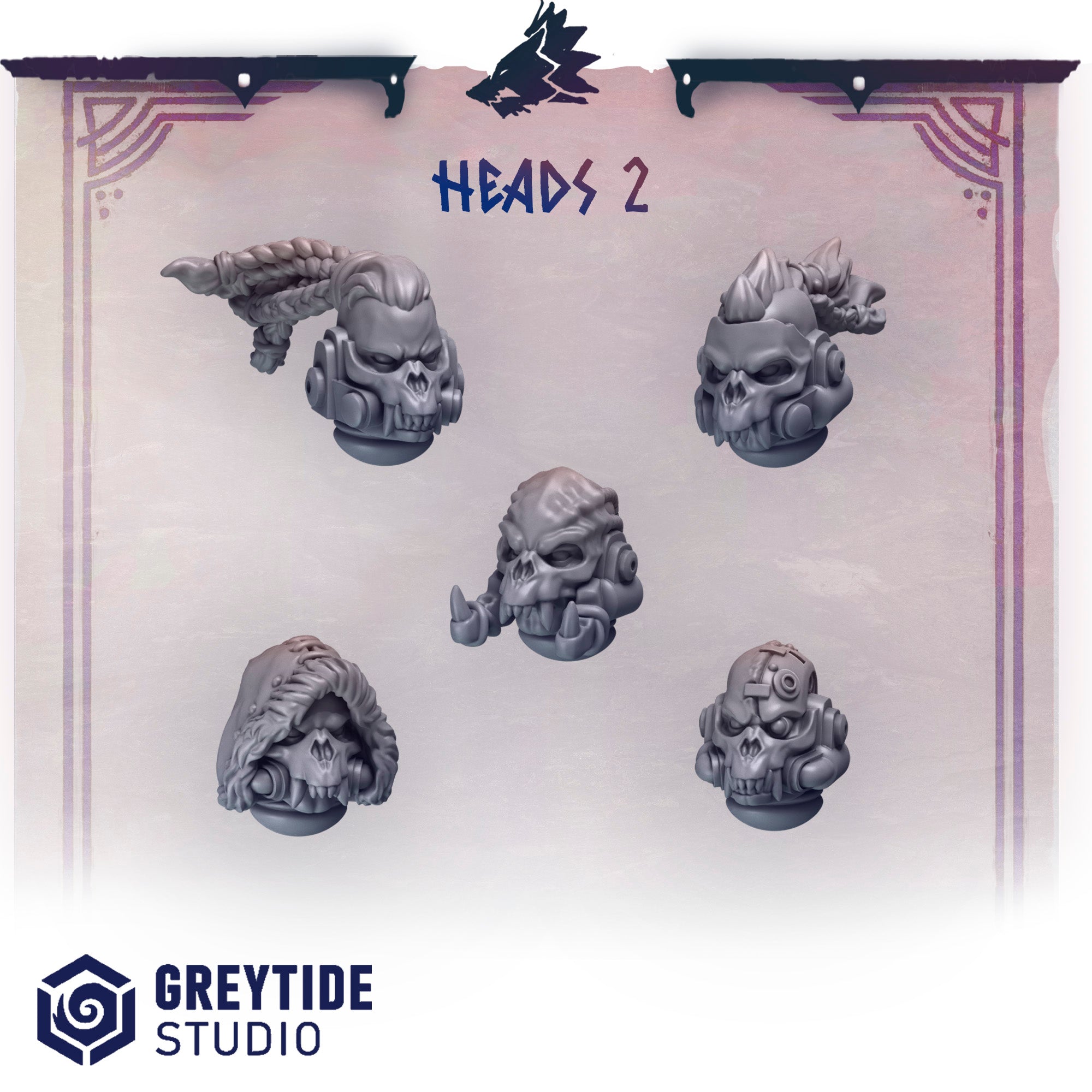 GreyTide Studio - Heads 2 Primal Hounds
