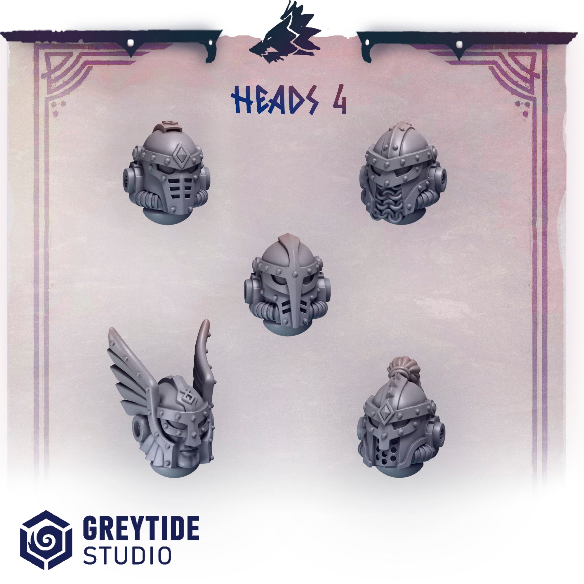 GreyTide Studio - Heads 4 Primal Hounds