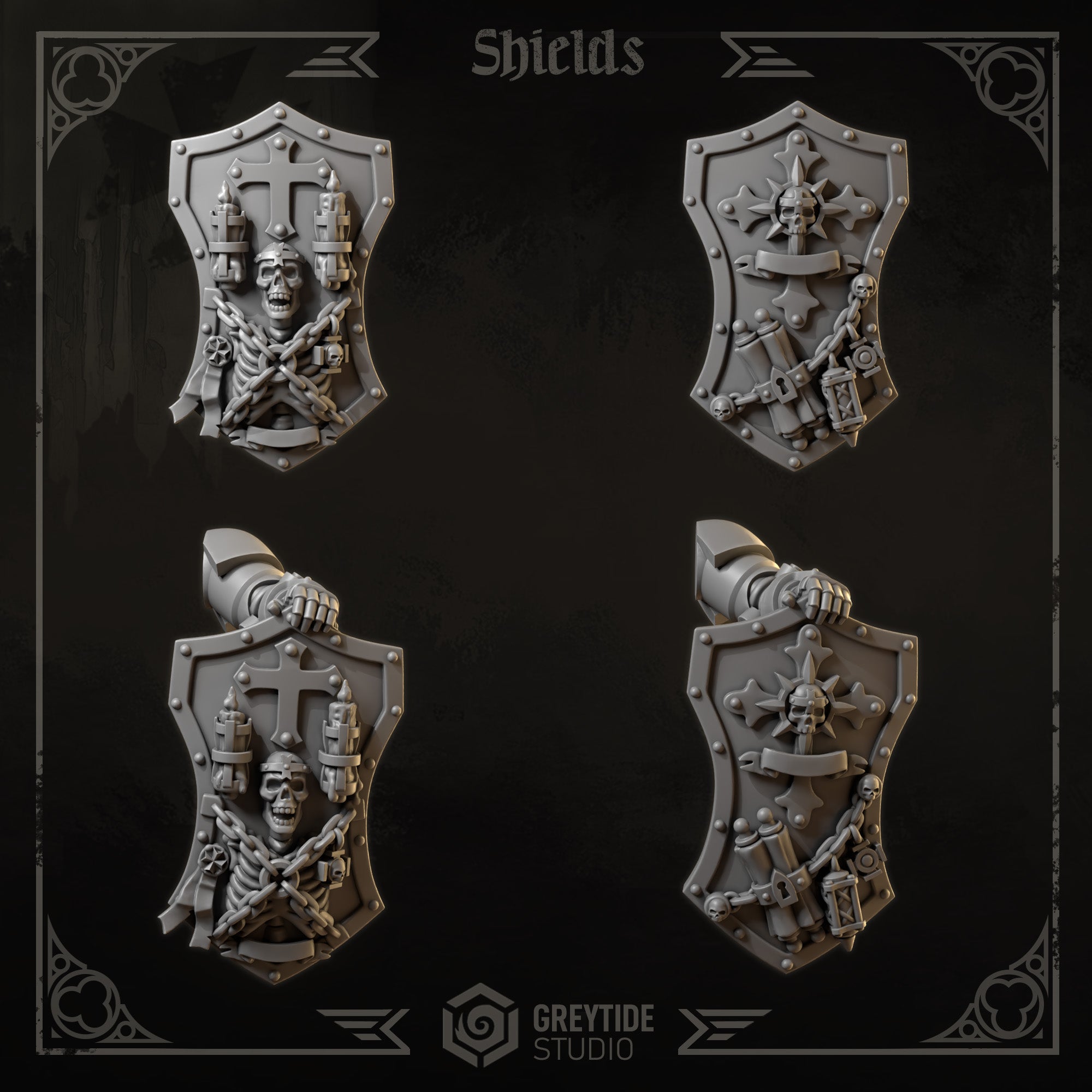 GreyTide Studio - Shields Eternal Crusaders