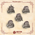 GreyTide Studio - Shoulder Pads 3 Crimson Lords