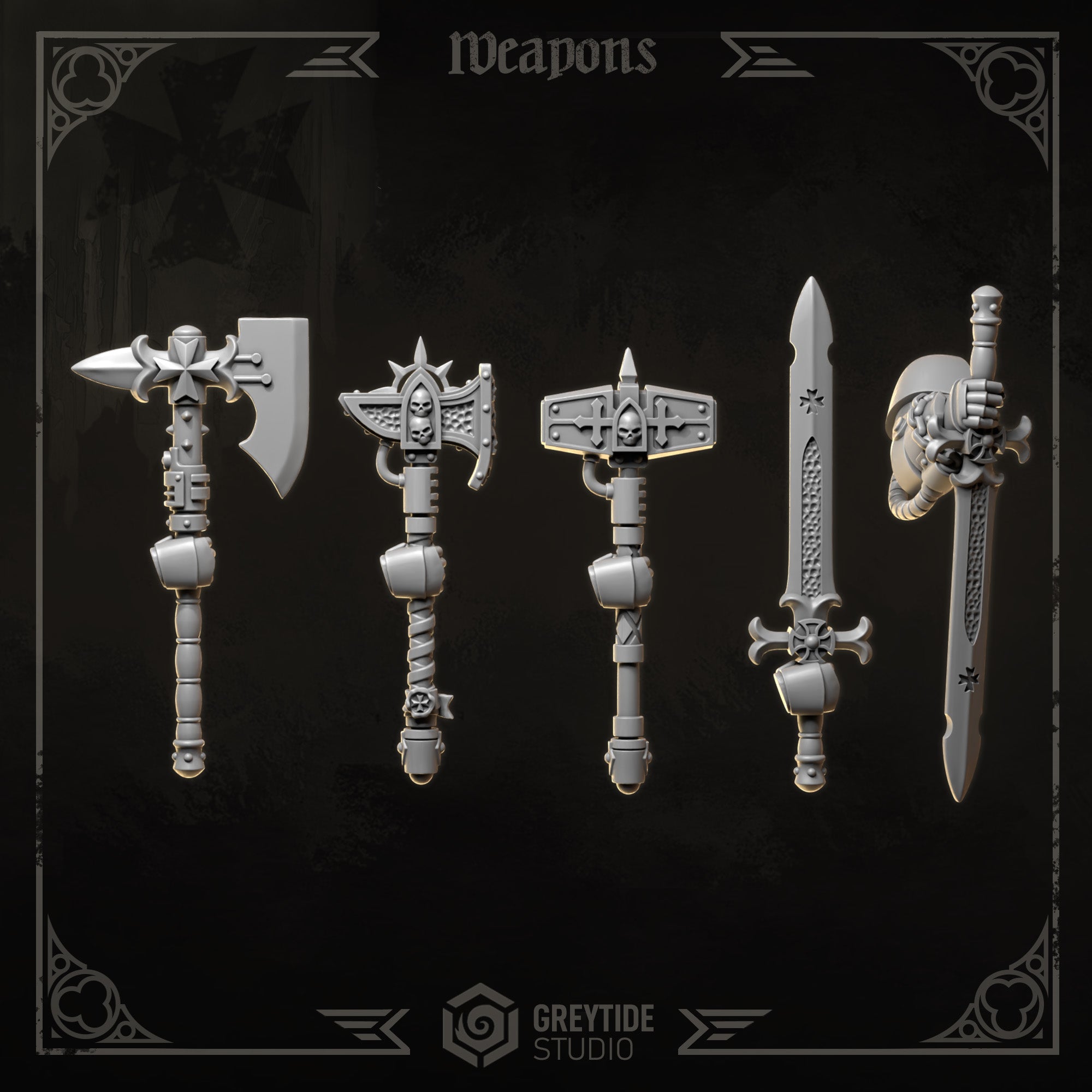 GreyTide Studio - Weapons Eternal Crusaders
